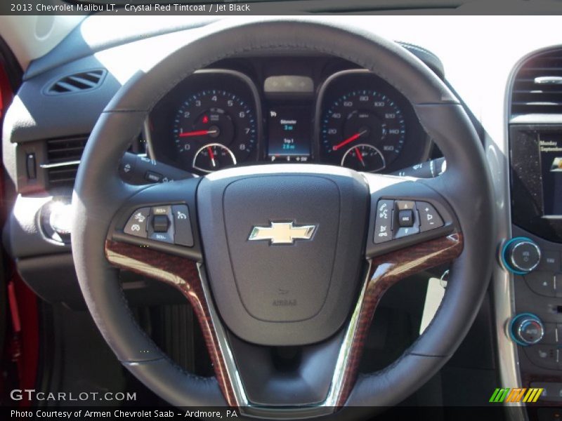 Crystal Red Tintcoat / Jet Black 2013 Chevrolet Malibu LT