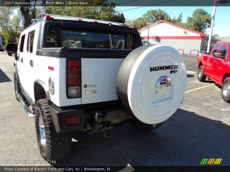 Birch White / Ebony Black 2007 Hummer H2 SUT