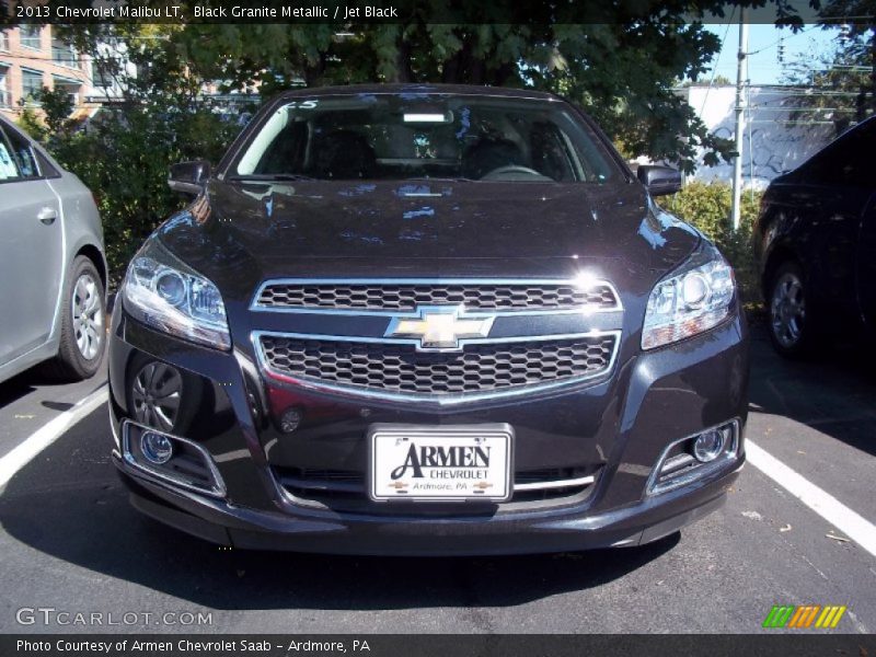 Black Granite Metallic / Jet Black 2013 Chevrolet Malibu LT