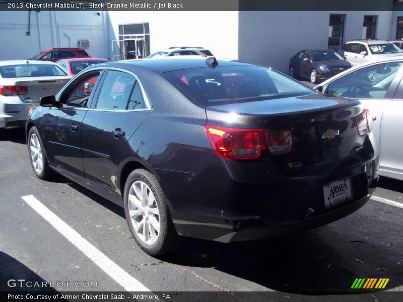 Black Granite Metallic / Jet Black 2013 Chevrolet Malibu LT