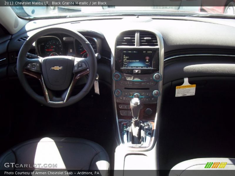 Black Granite Metallic / Jet Black 2013 Chevrolet Malibu LT