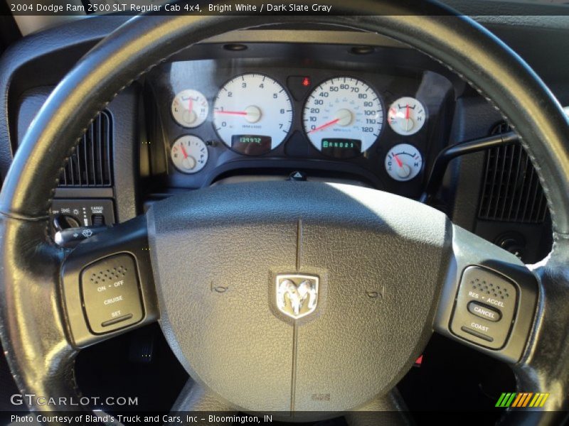 Bright White / Dark Slate Gray 2004 Dodge Ram 2500 SLT Regular Cab 4x4