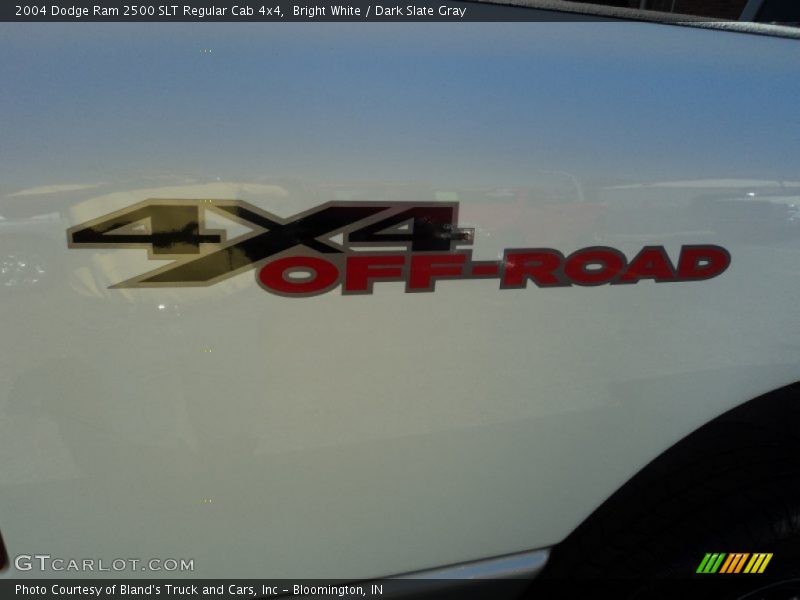 Bright White / Dark Slate Gray 2004 Dodge Ram 2500 SLT Regular Cab 4x4