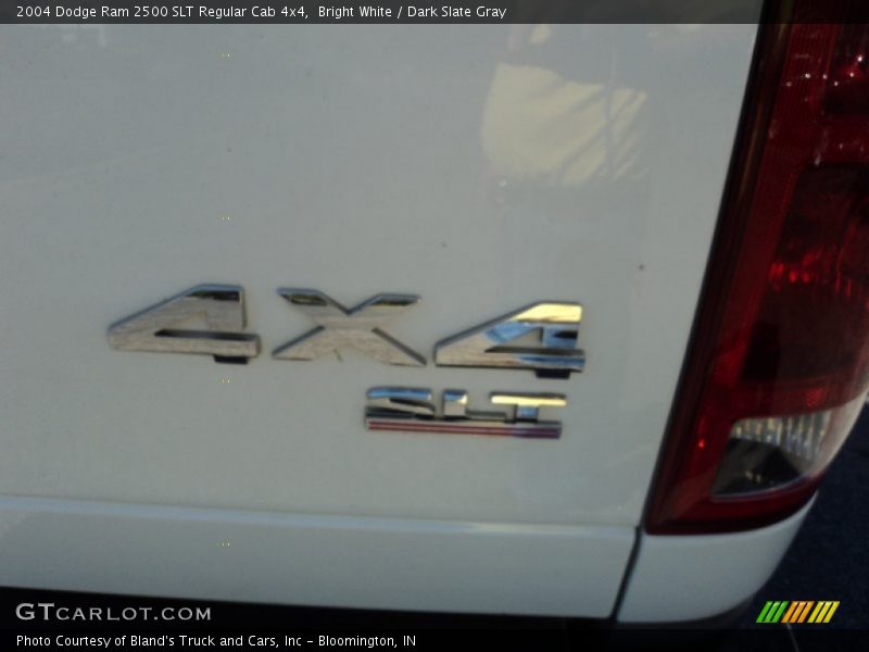 Bright White / Dark Slate Gray 2004 Dodge Ram 2500 SLT Regular Cab 4x4