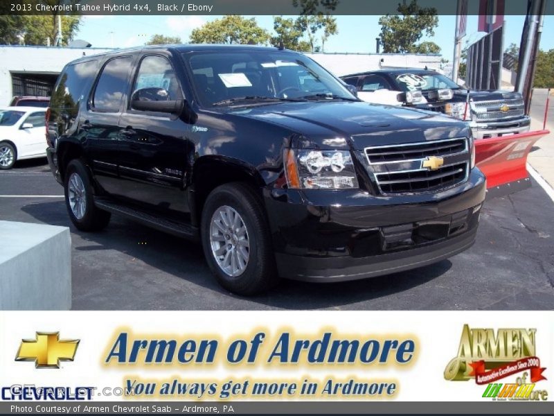 Black / Ebony 2013 Chevrolet Tahoe Hybrid 4x4