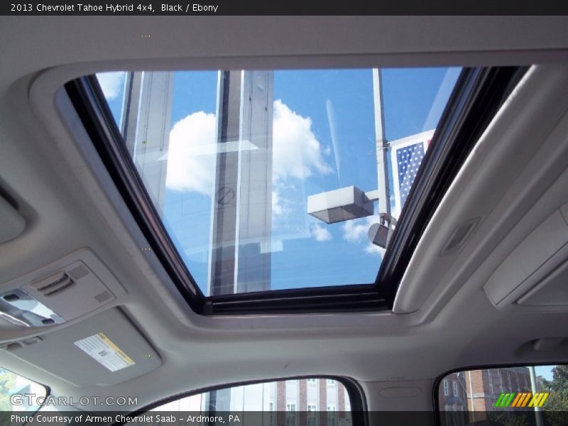 Sunroof of 2013 Tahoe Hybrid 4x4