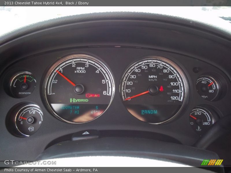  2013 Tahoe Hybrid 4x4 Hybrid 4x4 Gauges