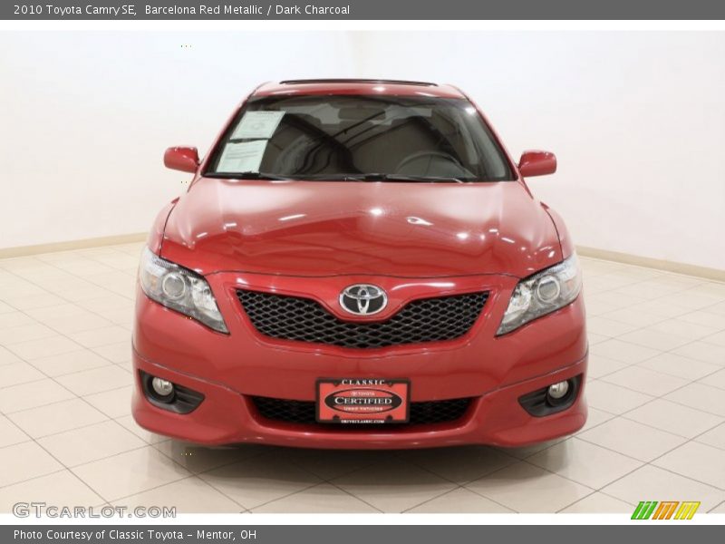 Barcelona Red Metallic / Dark Charcoal 2010 Toyota Camry SE