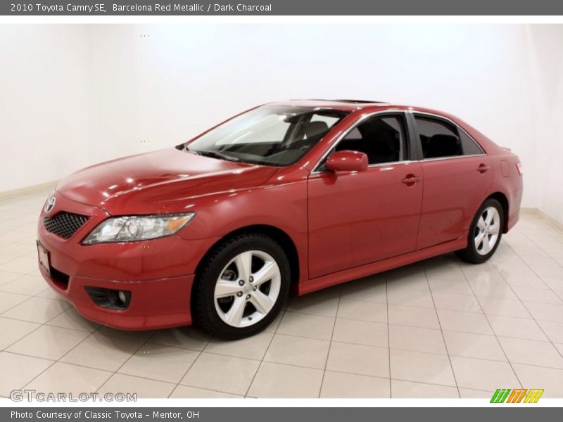Barcelona Red Metallic / Dark Charcoal 2010 Toyota Camry SE