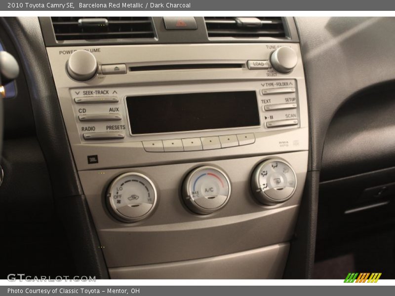 Barcelona Red Metallic / Dark Charcoal 2010 Toyota Camry SE