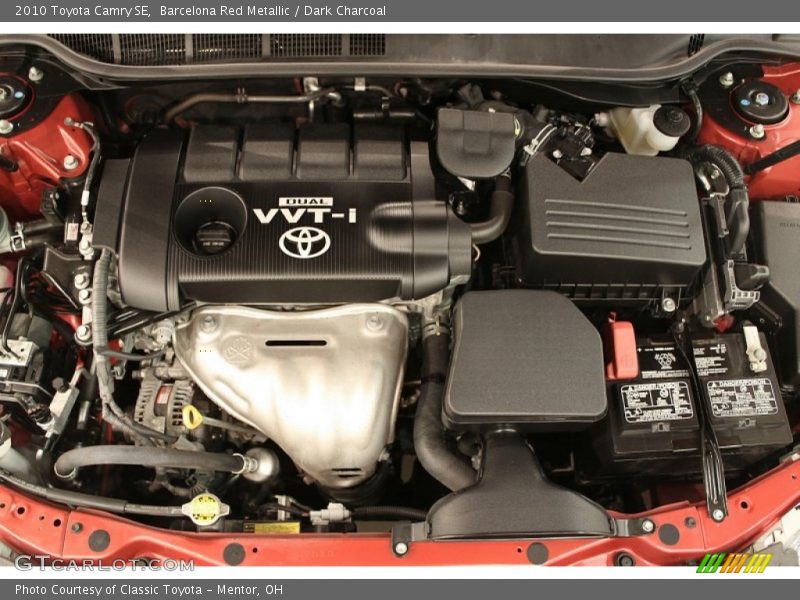 Barcelona Red Metallic / Dark Charcoal 2010 Toyota Camry SE