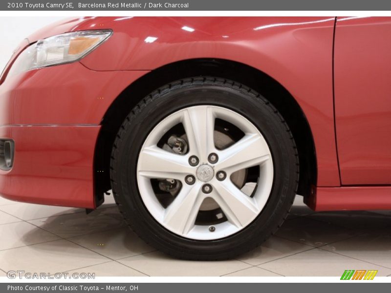 Barcelona Red Metallic / Dark Charcoal 2010 Toyota Camry SE