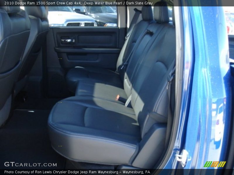 Deep Water Blue Pearl / Dark Slate Gray 2010 Dodge Ram 1500 Sport Crew Cab 4x4