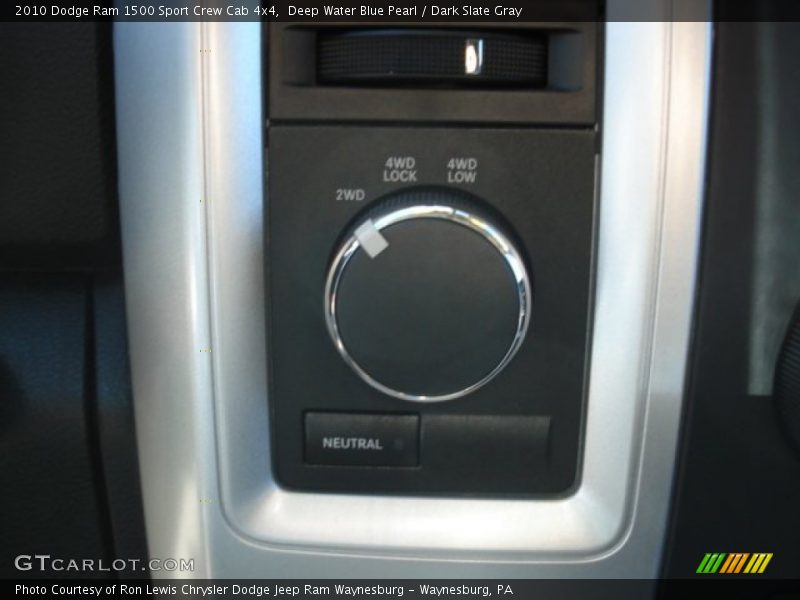 Deep Water Blue Pearl / Dark Slate Gray 2010 Dodge Ram 1500 Sport Crew Cab 4x4