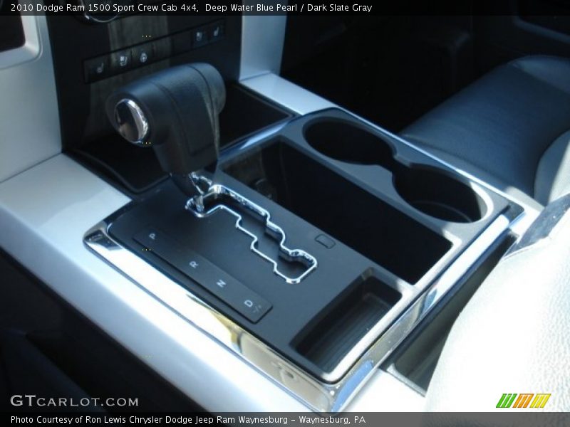 Deep Water Blue Pearl / Dark Slate Gray 2010 Dodge Ram 1500 Sport Crew Cab 4x4
