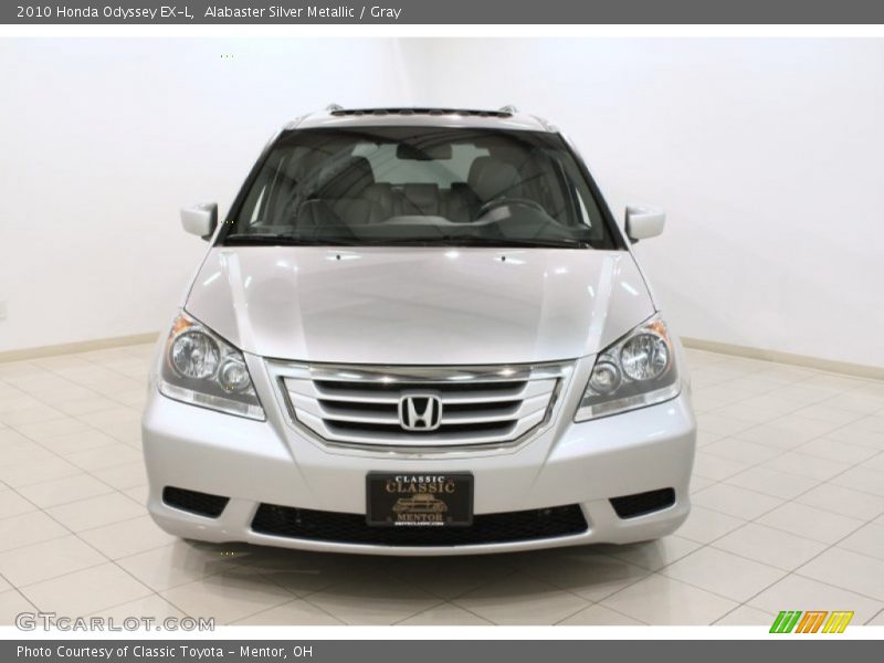 Alabaster Silver Metallic / Gray 2010 Honda Odyssey EX-L