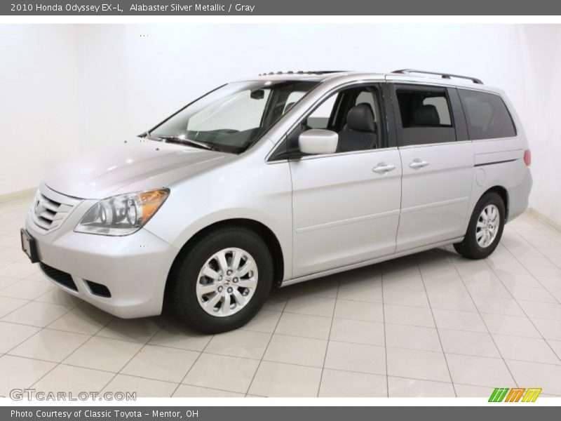 Alabaster Silver Metallic / Gray 2010 Honda Odyssey EX-L