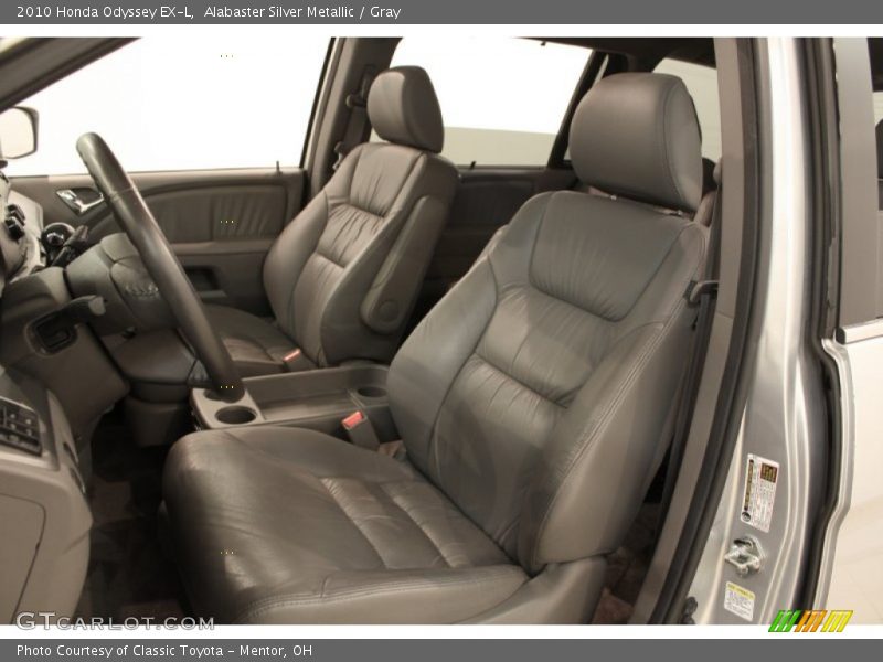 Alabaster Silver Metallic / Gray 2010 Honda Odyssey EX-L