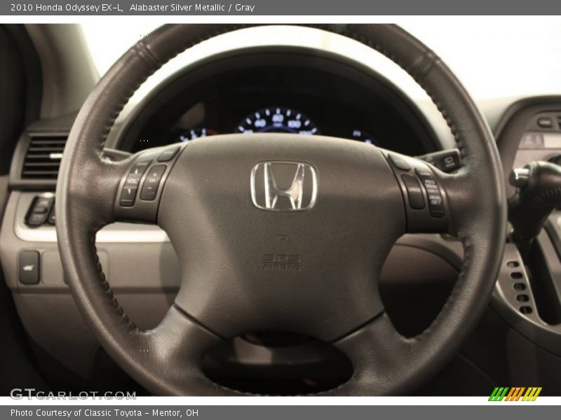 Alabaster Silver Metallic / Gray 2010 Honda Odyssey EX-L