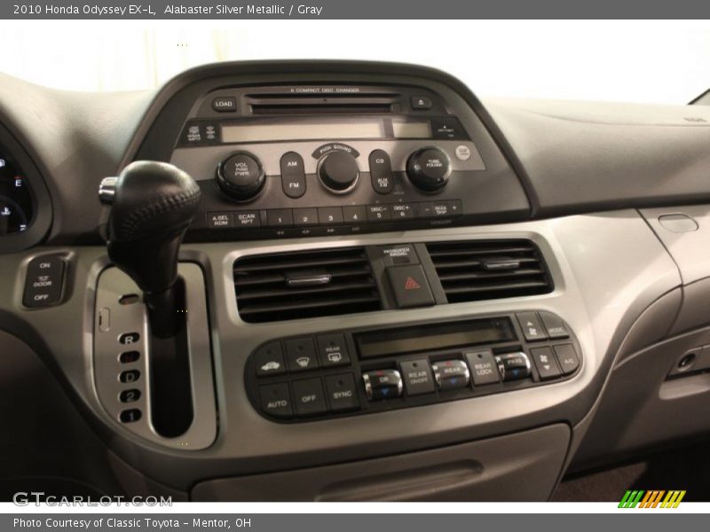 Alabaster Silver Metallic / Gray 2010 Honda Odyssey EX-L