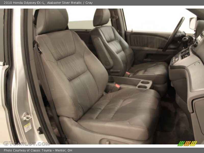Alabaster Silver Metallic / Gray 2010 Honda Odyssey EX-L