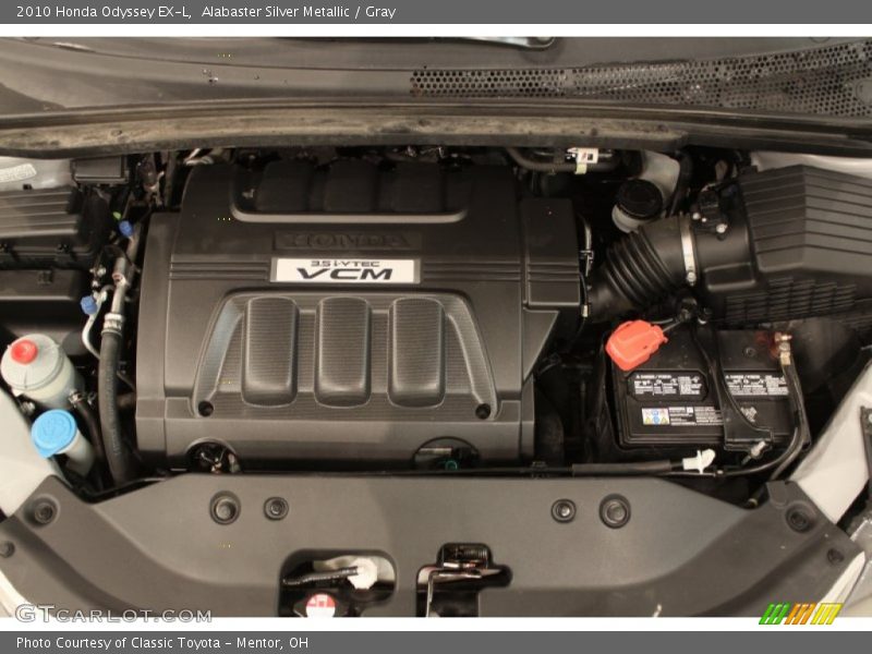 Alabaster Silver Metallic / Gray 2010 Honda Odyssey EX-L