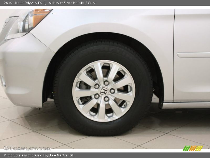 Alabaster Silver Metallic / Gray 2010 Honda Odyssey EX-L