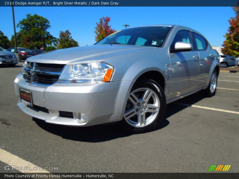 Bright Silver Metallic / Dark Slate Gray 2010 Dodge Avenger R/T
