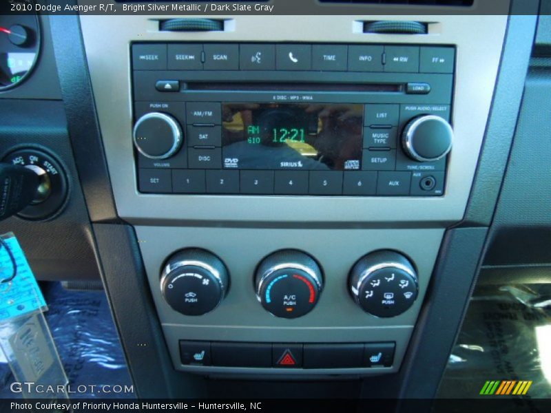 Bright Silver Metallic / Dark Slate Gray 2010 Dodge Avenger R/T