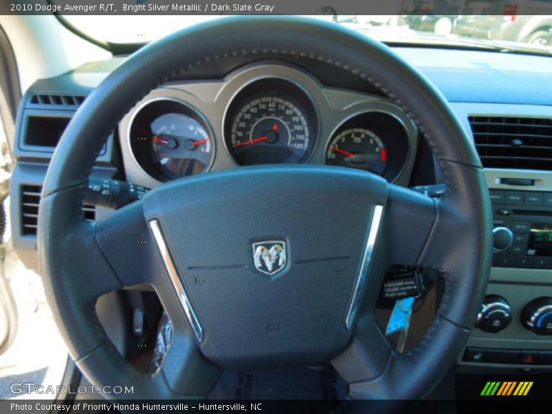 Bright Silver Metallic / Dark Slate Gray 2010 Dodge Avenger R/T
