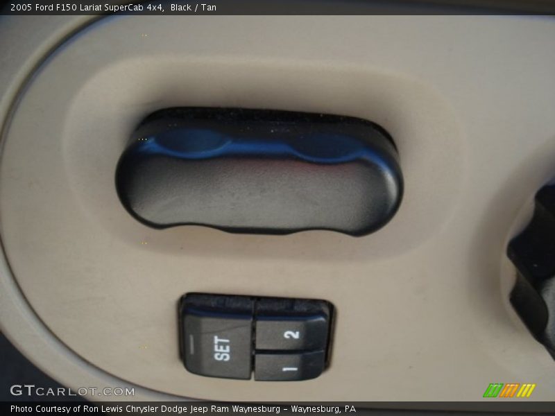 Black / Tan 2005 Ford F150 Lariat SuperCab 4x4