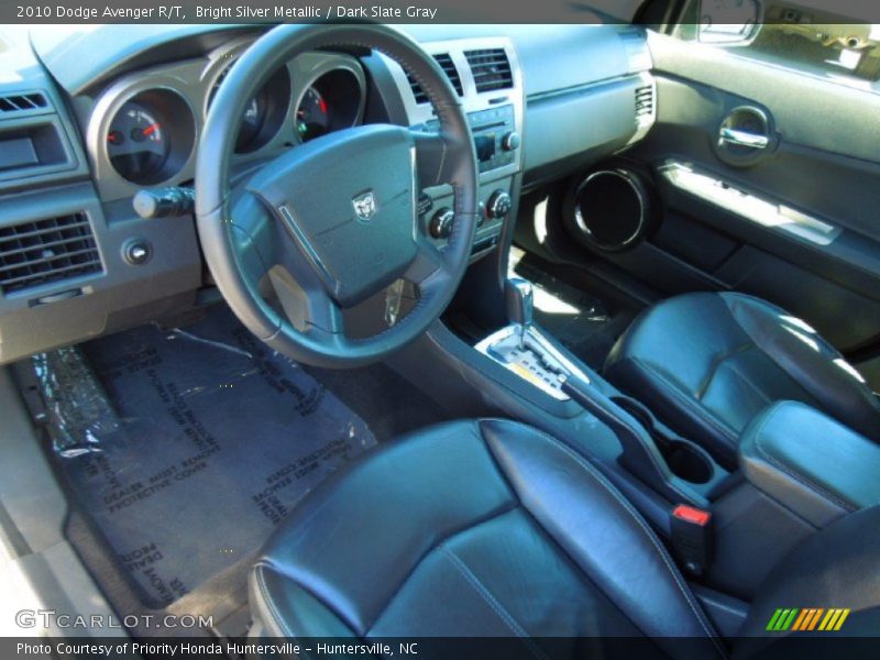 Bright Silver Metallic / Dark Slate Gray 2010 Dodge Avenger R/T