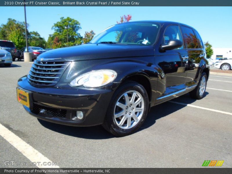 Brilliant Black Crystal Pearl / Pastel Slate Gray 2010 Chrysler PT Cruiser Classic