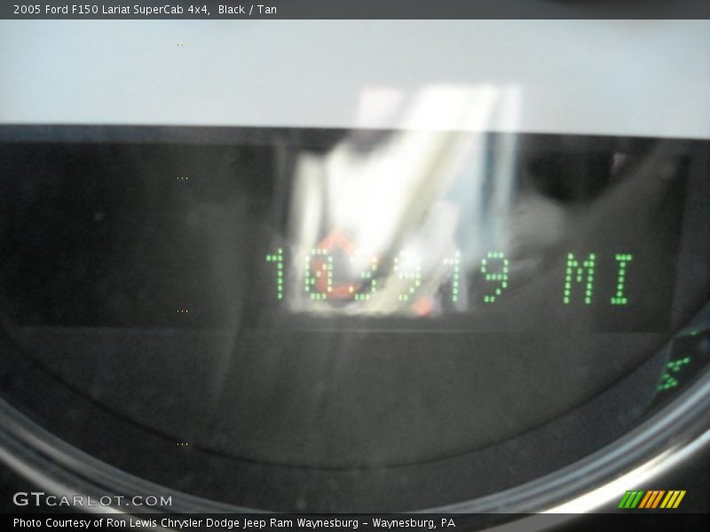 Black / Tan 2005 Ford F150 Lariat SuperCab 4x4