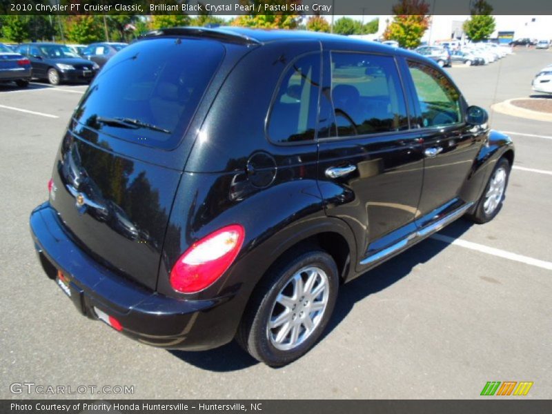 Brilliant Black Crystal Pearl / Pastel Slate Gray 2010 Chrysler PT Cruiser Classic