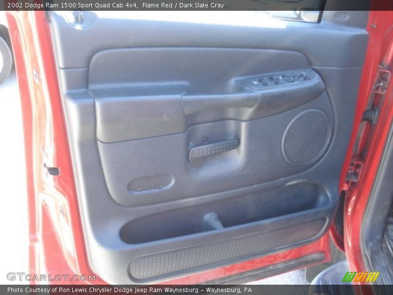 Flame Red / Dark Slate Gray 2002 Dodge Ram 1500 Sport Quad Cab 4x4