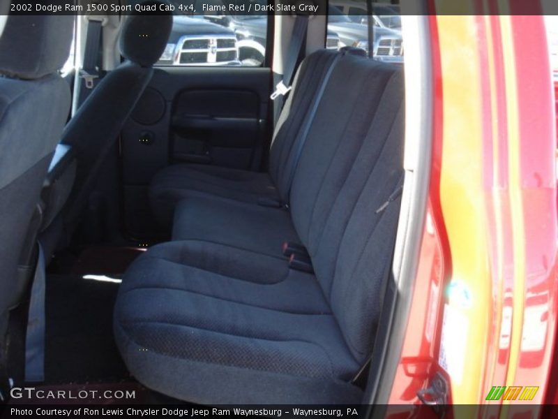 Flame Red / Dark Slate Gray 2002 Dodge Ram 1500 Sport Quad Cab 4x4