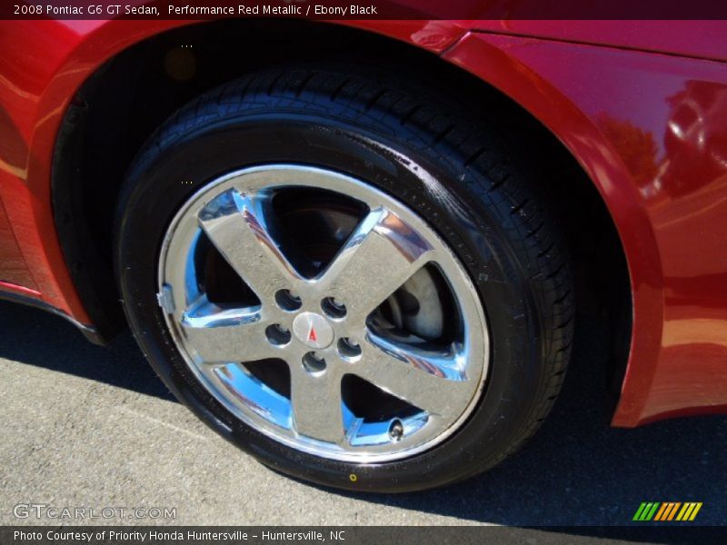 Performance Red Metallic / Ebony Black 2008 Pontiac G6 GT Sedan