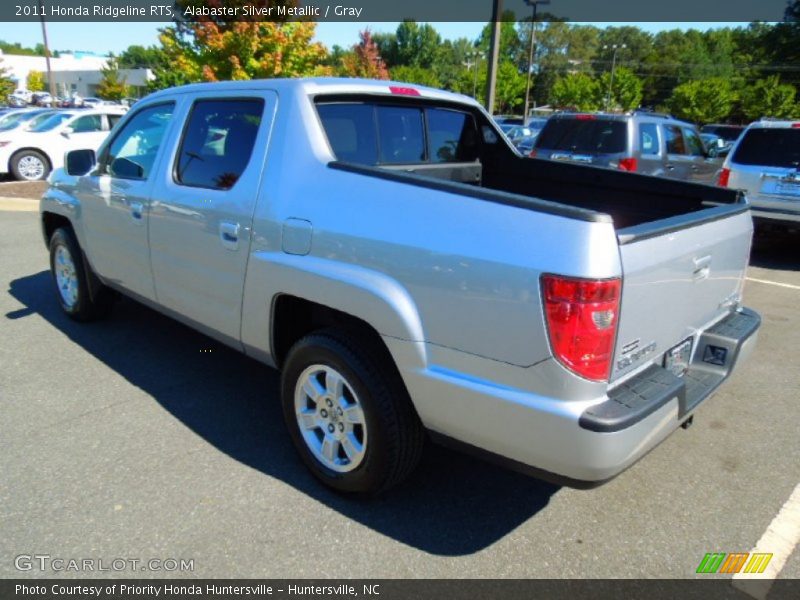 Alabaster Silver Metallic / Gray 2011 Honda Ridgeline RTS
