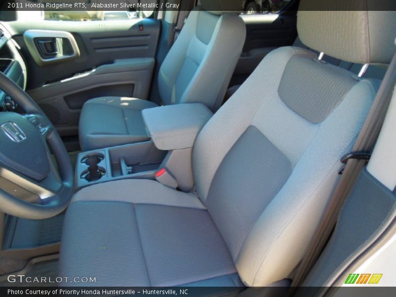 Alabaster Silver Metallic / Gray 2011 Honda Ridgeline RTS