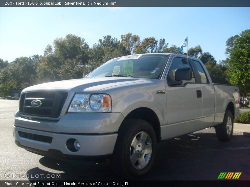 Silver Metallic / Medium Flint 2007 Ford F150 STX SuperCab
