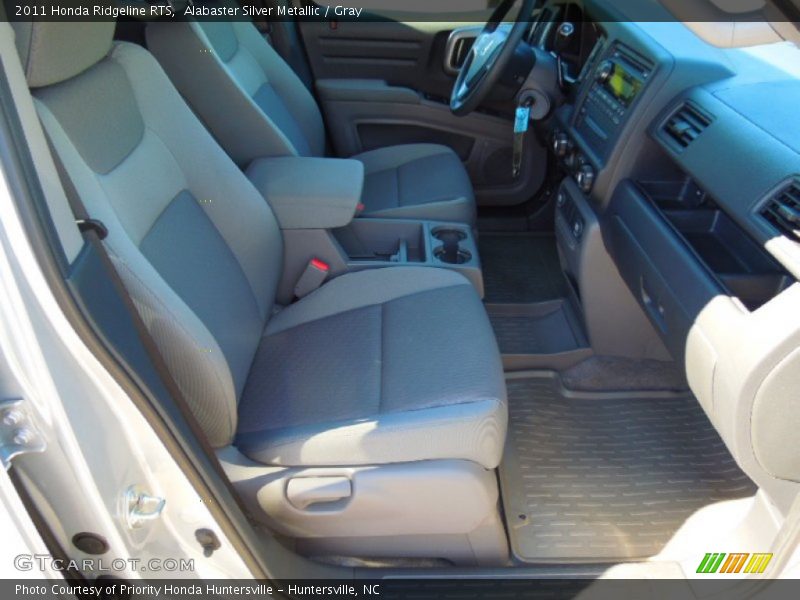 Alabaster Silver Metallic / Gray 2011 Honda Ridgeline RTS