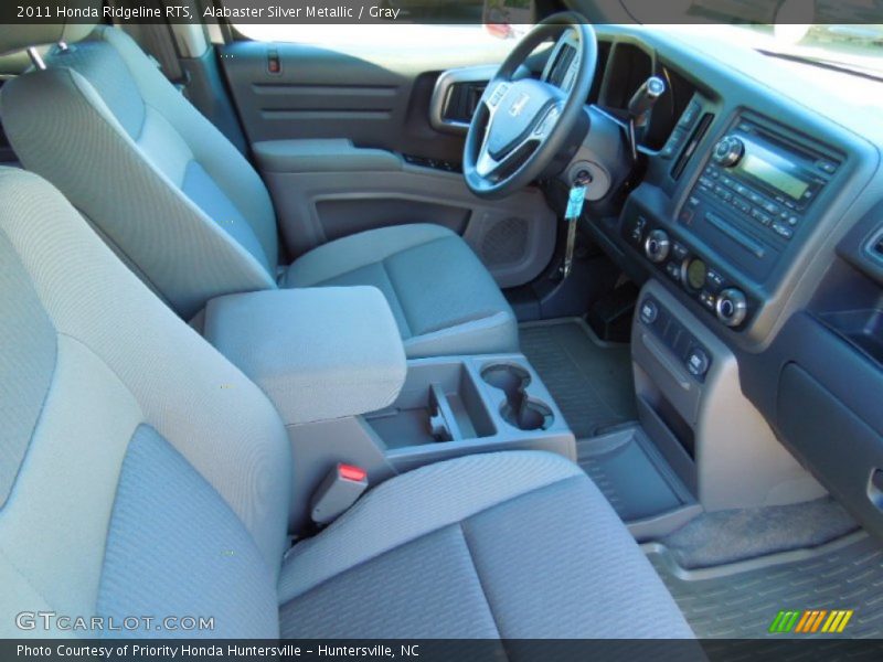 Alabaster Silver Metallic / Gray 2011 Honda Ridgeline RTS