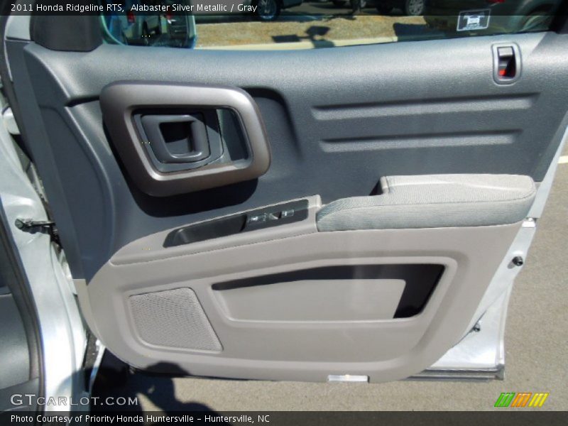 Alabaster Silver Metallic / Gray 2011 Honda Ridgeline RTS