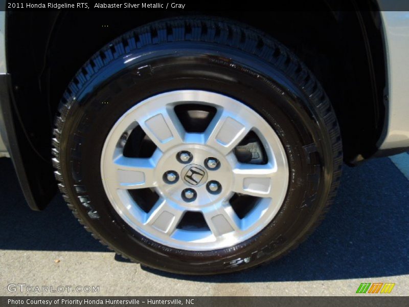 Alabaster Silver Metallic / Gray 2011 Honda Ridgeline RTS