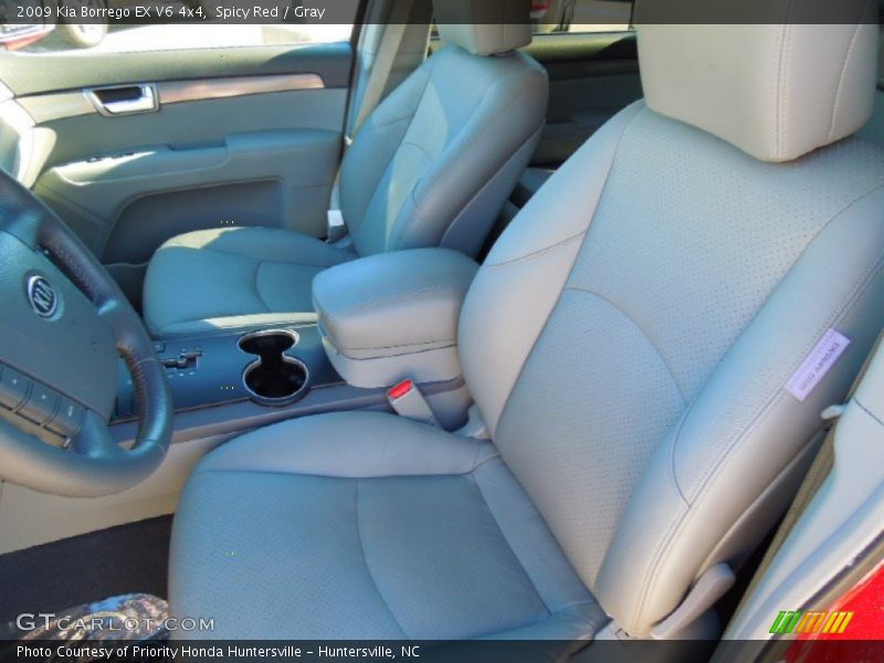 Spicy Red / Gray 2009 Kia Borrego EX V6 4x4