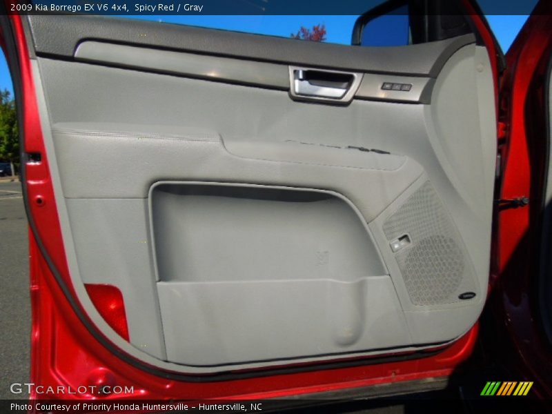 Spicy Red / Gray 2009 Kia Borrego EX V6 4x4