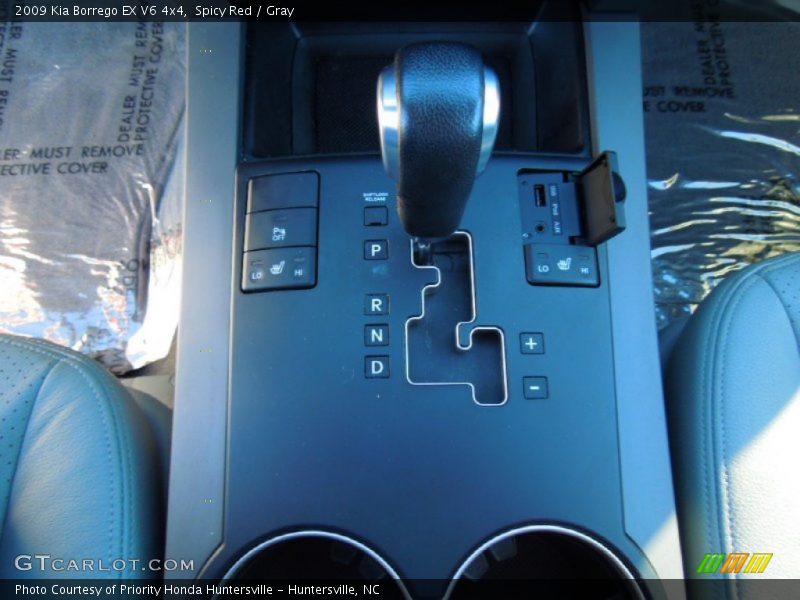 Spicy Red / Gray 2009 Kia Borrego EX V6 4x4