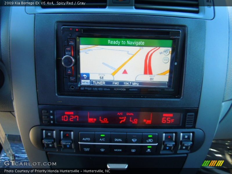 Spicy Red / Gray 2009 Kia Borrego EX V6 4x4