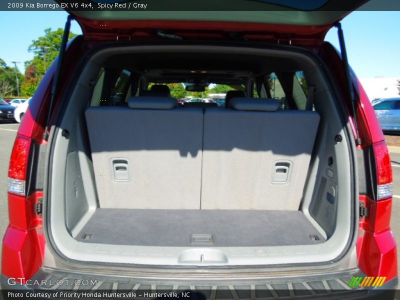 Spicy Red / Gray 2009 Kia Borrego EX V6 4x4